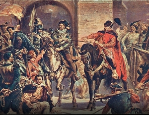 Bitwa pod Byczyną. Zamoyski wziął do niewoli habsburskiego arcyksięcia