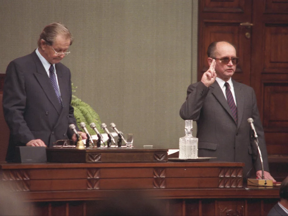 Miniatura: Prezydent rezydent Jaruzelski....