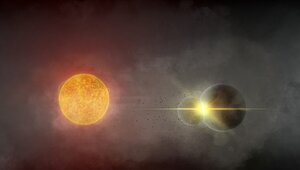 Miniatura: Pierwsza taka obserwacja. Zderzające się...