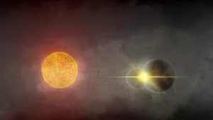 Miniatura: Pierwsza taka obserwacja. Zderzające się...