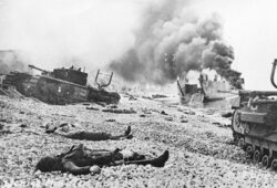 Miniatura: Koszmar na plaży w Dieppe. Desant aliantów...