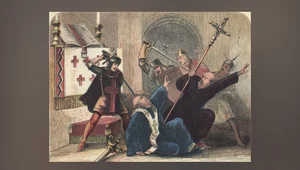 Miniatura: Król kontra arcybiskup. Mord, który...