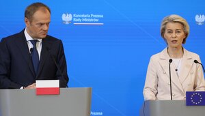 Miniatura: "Raduje się dusza", czyli Tusk na wojnie z UE