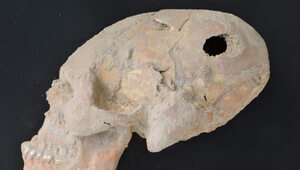 Stożkowato wydłużone ludzkie czaszki sprzed 9,5 tys. lat odkryto w Iranie