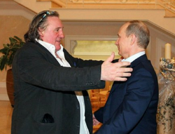 Miniatura: Depardieu, błazen Putina