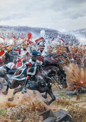 Miniatura: Dramatyczny bój Napoleona. Te dni...