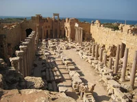 Miniatura: Leptis Magna. Imponujące ruiny z czasów...