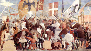 Miniatura: Pierwsza wojna religijna chrześcijaństwa...