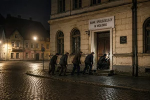 Miniatura: Napad na bank w Wołowie. Skradziono ponad...