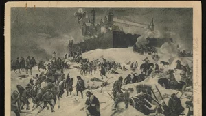 Miniatura: Kmicic wysadzający kolubrynę, tchórzliwy...