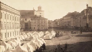Miniatura: Hymn na cześć cara i pieśń kościelna. Mają...