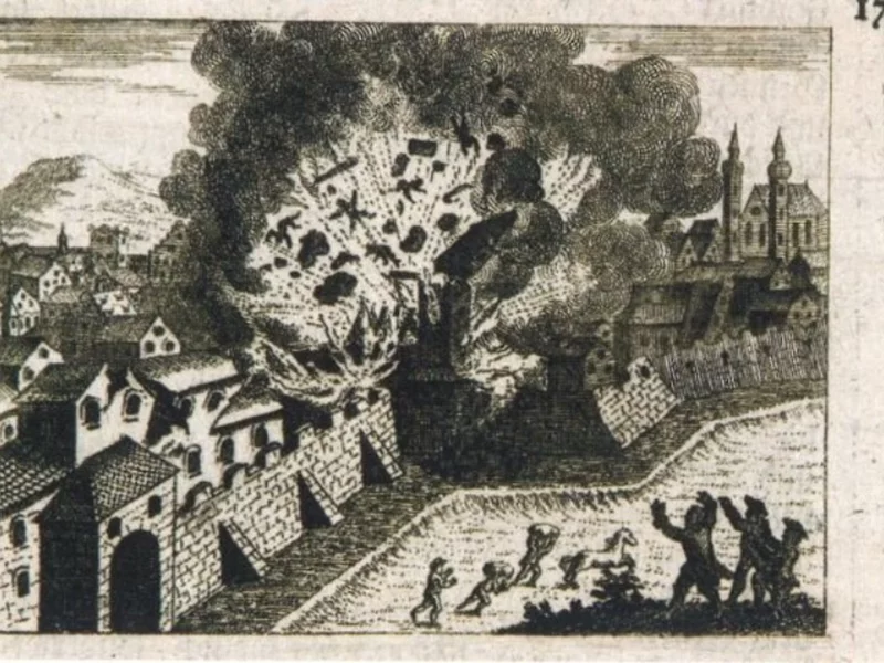 Wybuch Wieży Prochowej we Wrocławiu. W wybuchu zginęło choćby 100 osób