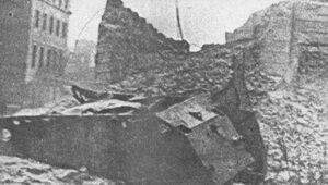 "Czołg-pułapka"  w Powstaniu Warszawskim. W eksplozji zginęło 300 osób