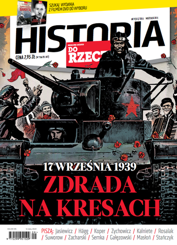 Okładka miesięcznika „Historia Do Rzeczy” nr 9/2015 (31)