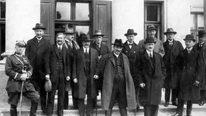 Miniatura: Piłsudski kontra Witos