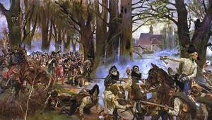 Miniatura: Taktyczne zwycięstwo Poniatowskiego....